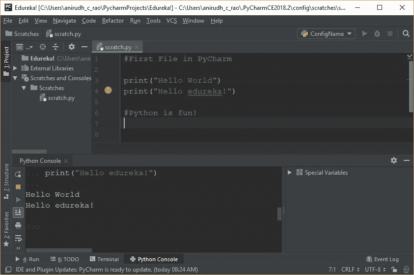 Pycharm debugging - Pycharm tutorial - Edureka
