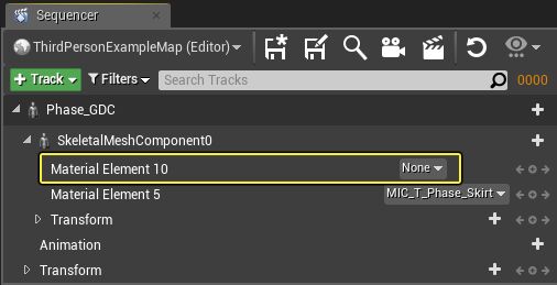 选择材质切换器下拉菜单