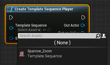 添加创建模板序列播放器