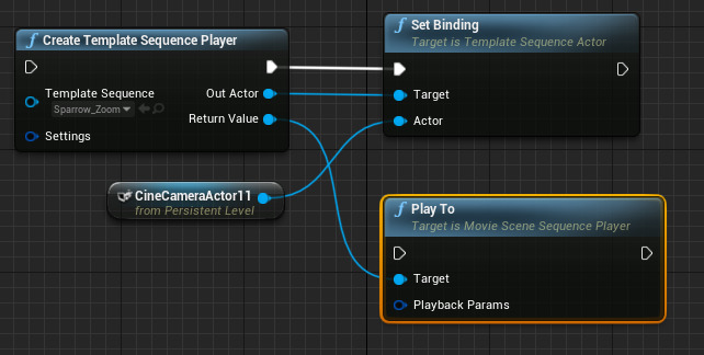 连接到play to节点