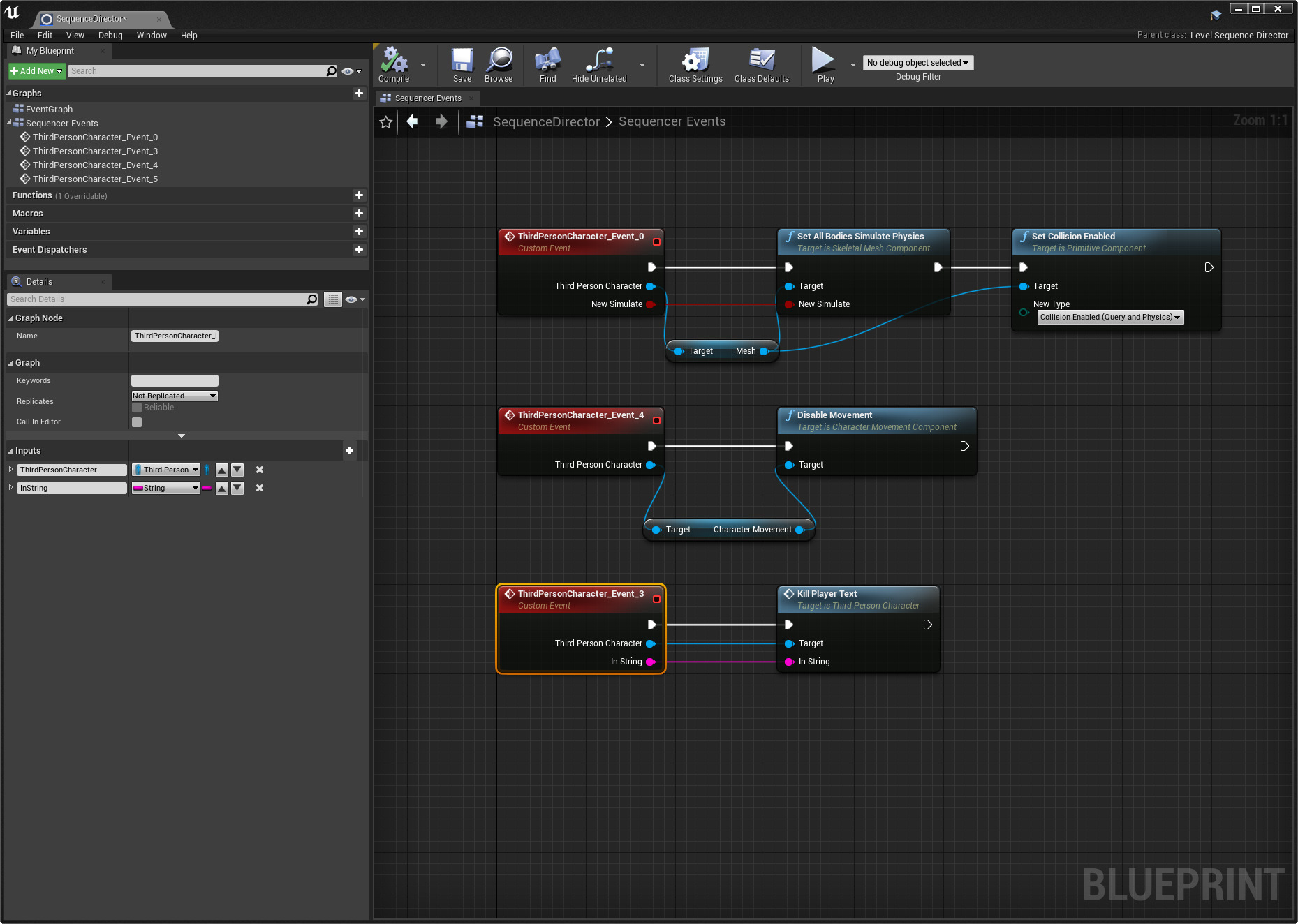 director Blueprint example