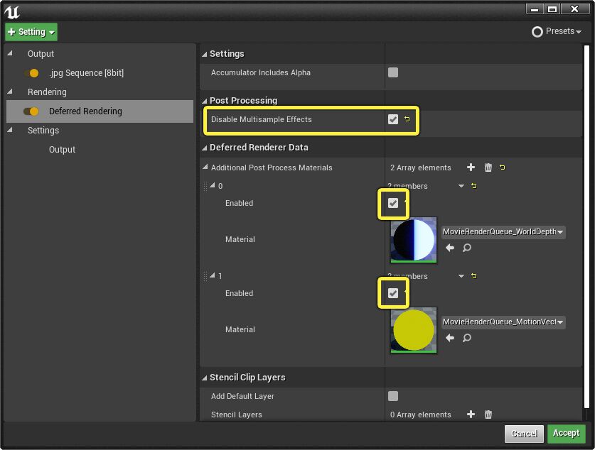 Disabling multisample effects