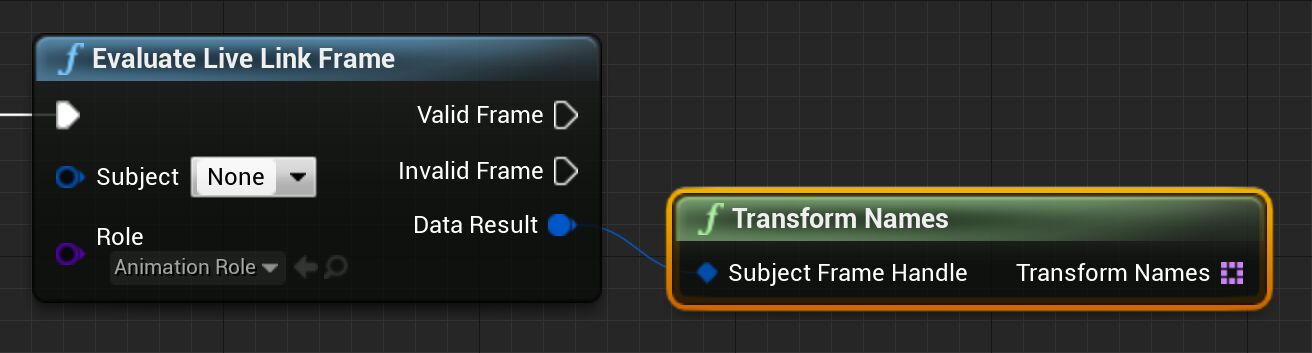 get transform names节点