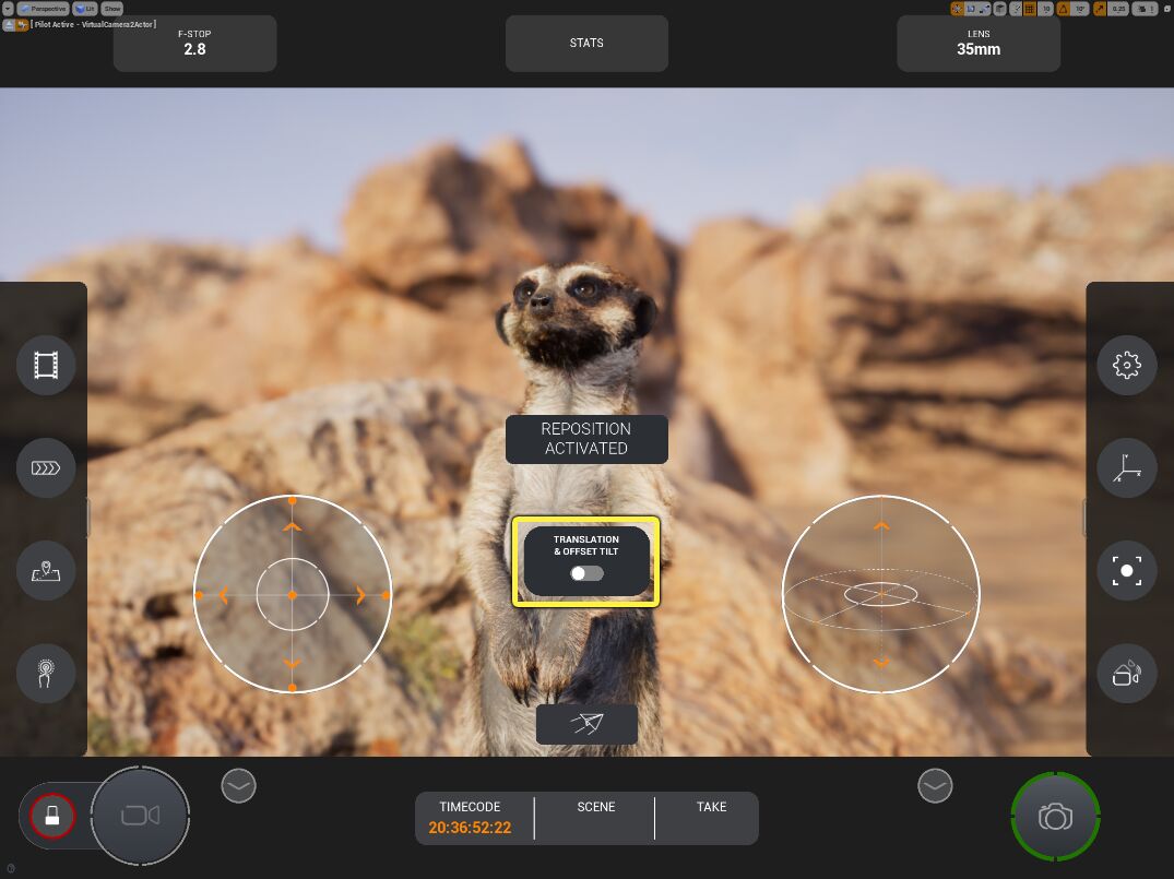 平移和偏移倾斜