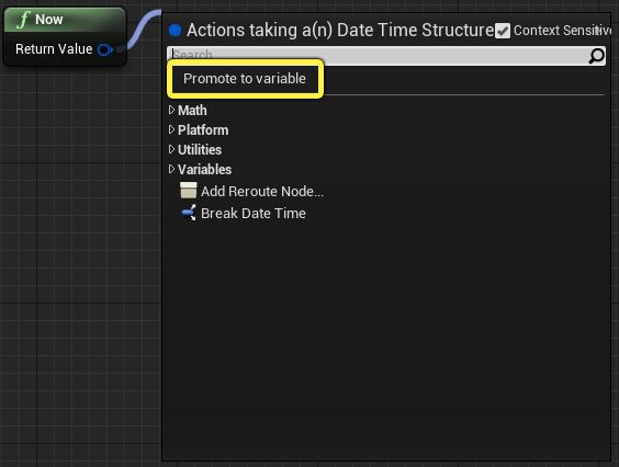 创建StartTime变量