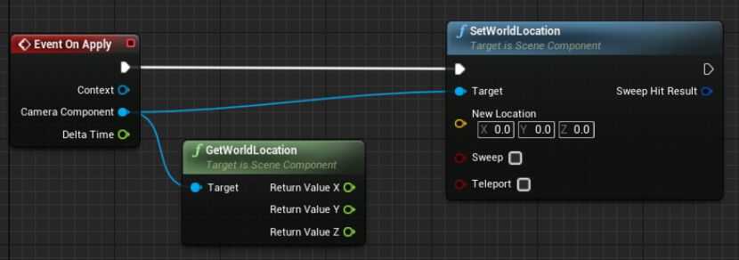 选择Set World Location