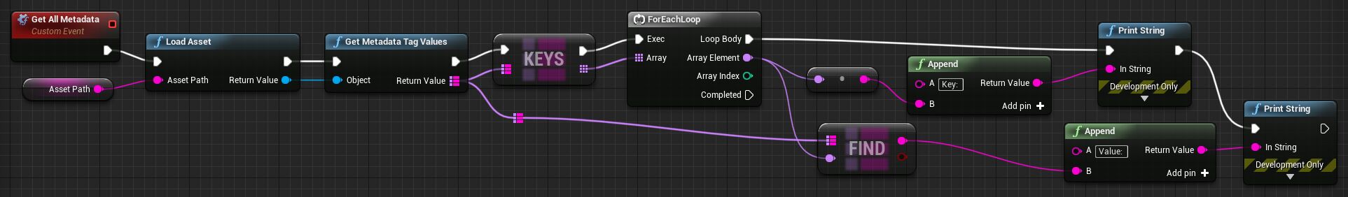 Get Metadata Tag Values