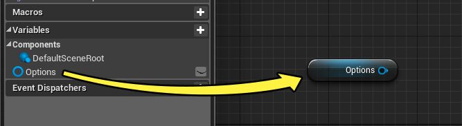 拖动并放置变量