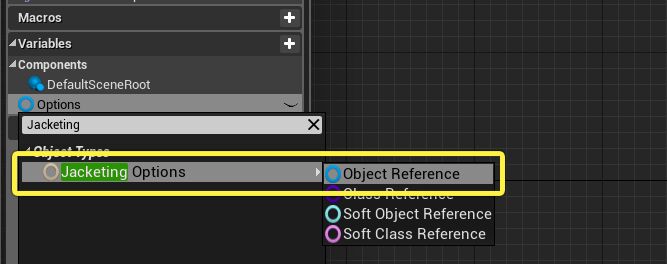 包壳选项对象引用