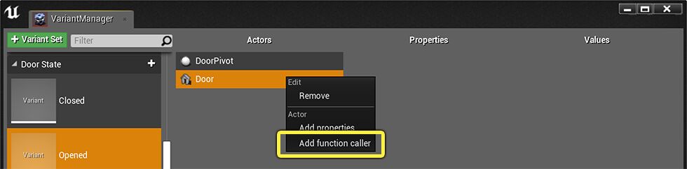 添加函数调用方