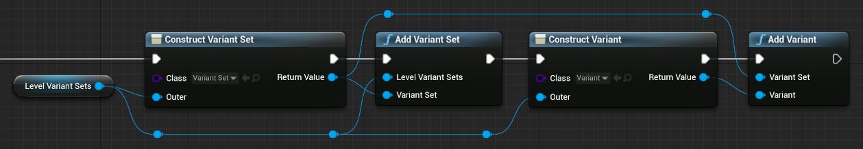 在蓝图中创建变体和变体集