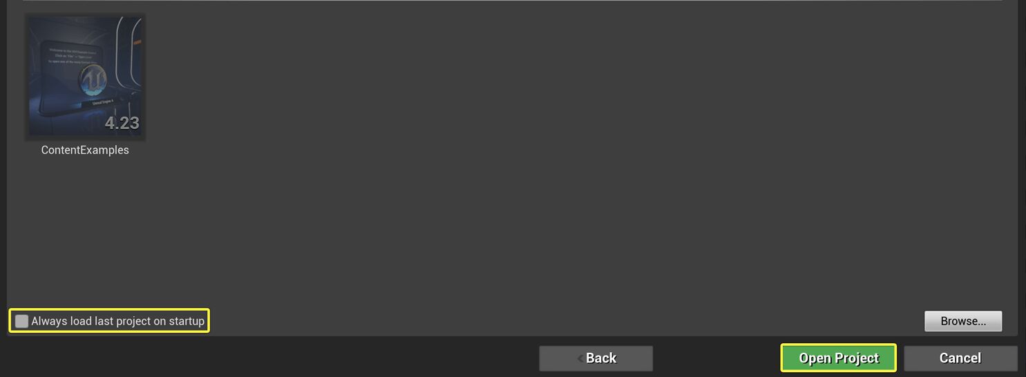 Always Load Last Project