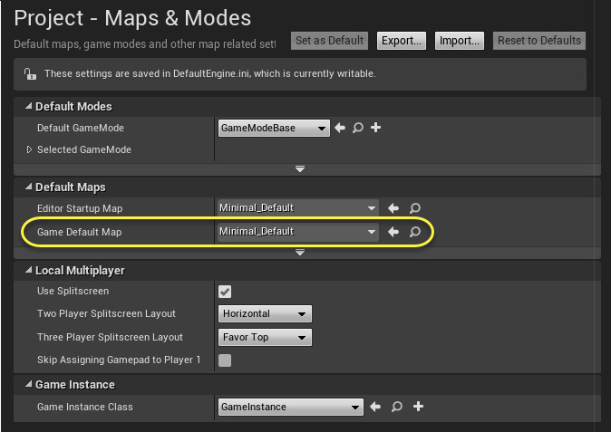 Project_Settings_MapsNModes.png