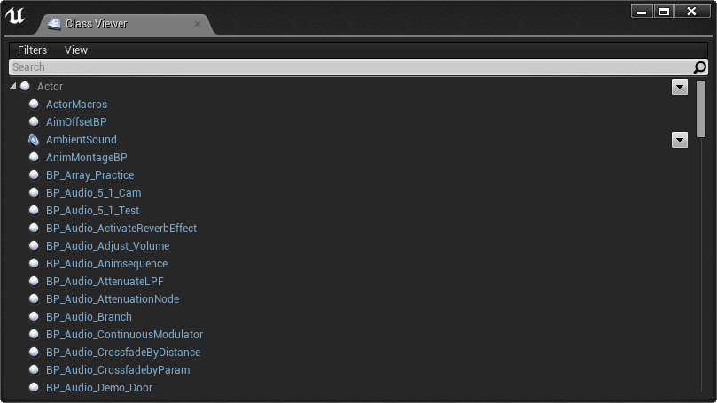 "类查看器（Class Viewer）"界面