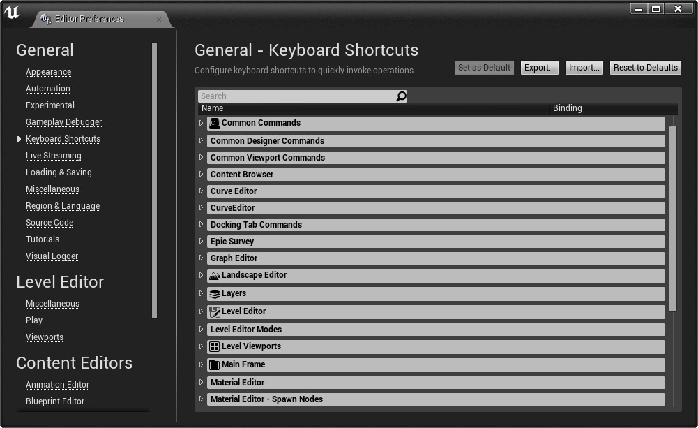 键盘快捷键（Keyboard Shortcuts）