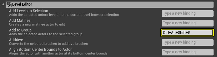 键盘快捷键绑定