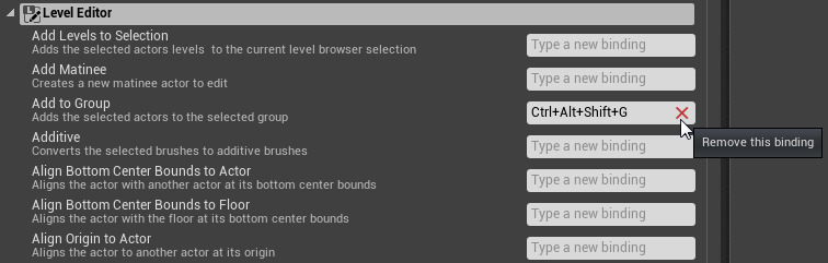 键盘快捷键移除