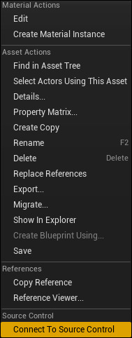 Connect to Source Control