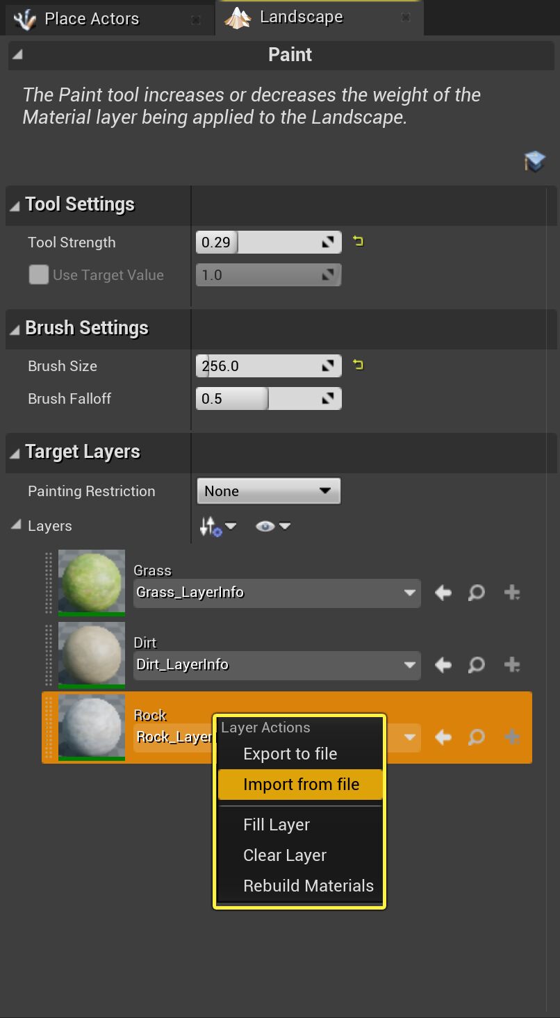 Image of Importing custom layer data from file