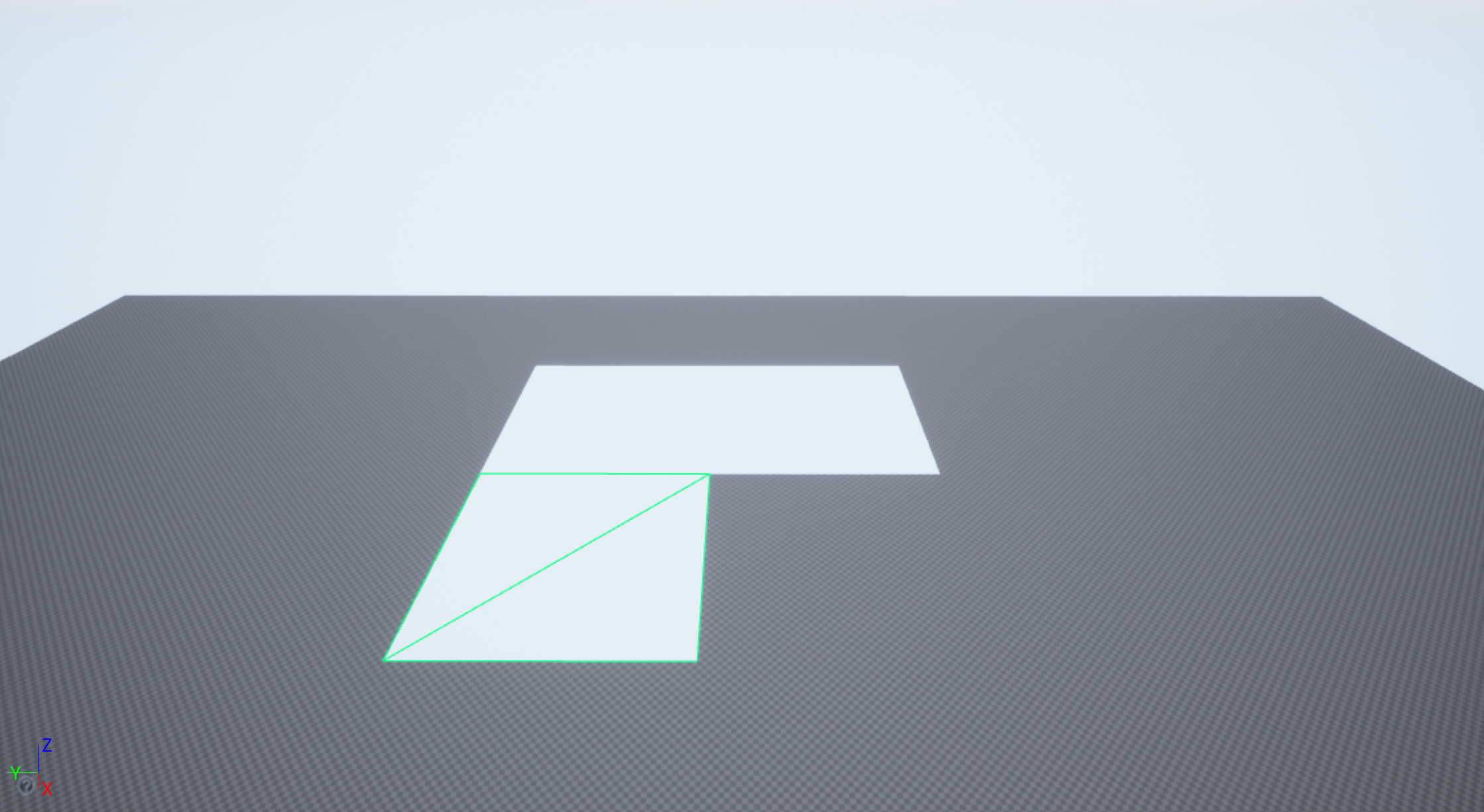 Image of green wireframe Add Component cursor