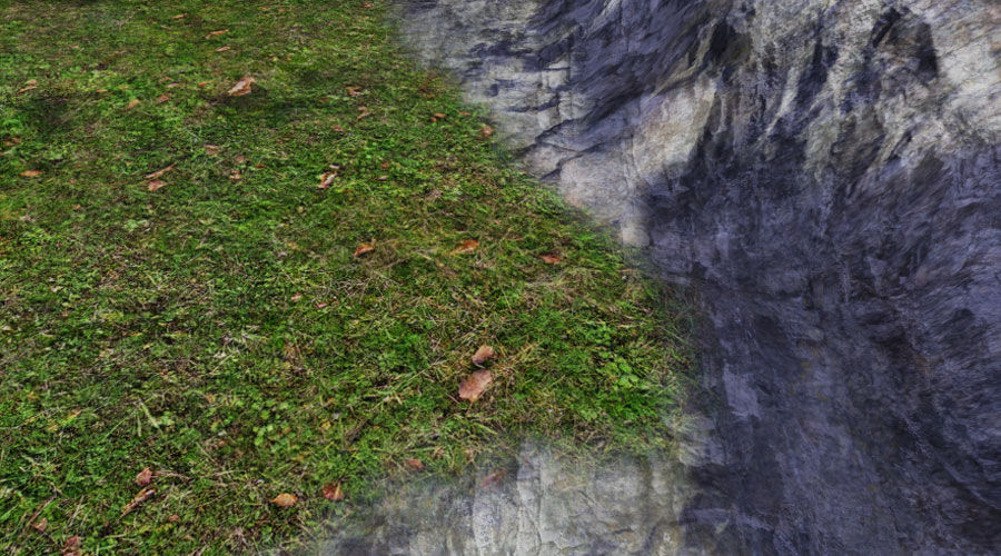 地形平滑图层使用前