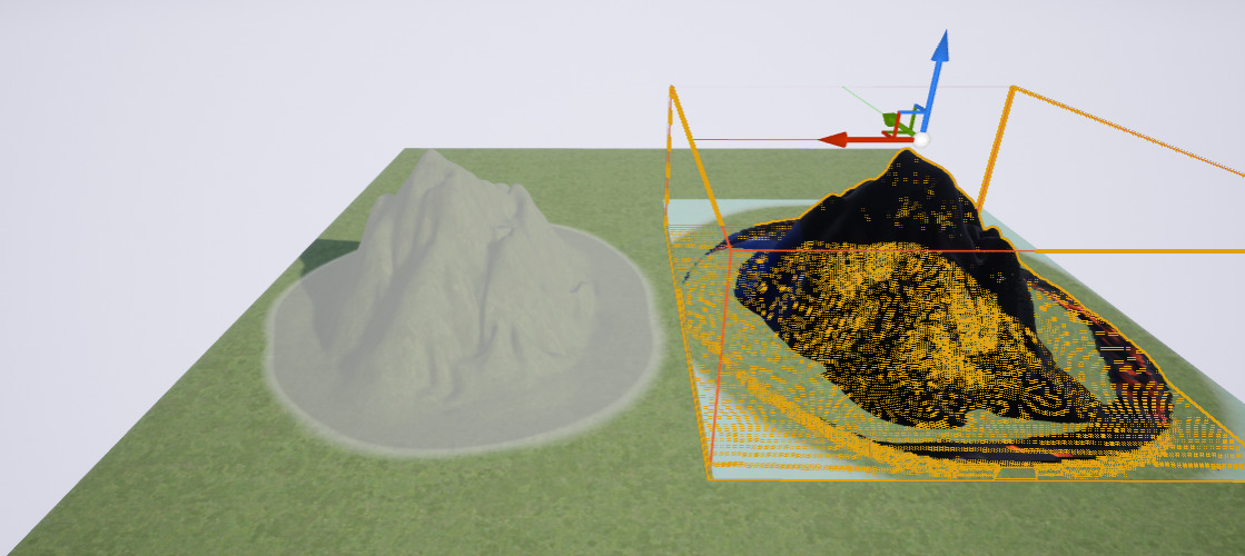 Copying height data to the Gizmo