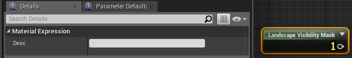 LandscapeVisibilityMask Node