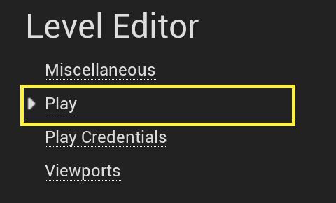 PIE Setting from Preferences