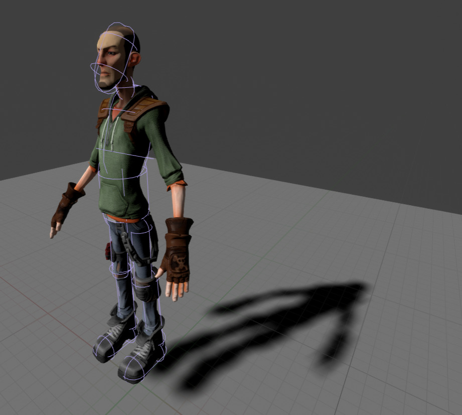 使用胶囊体代表的角色