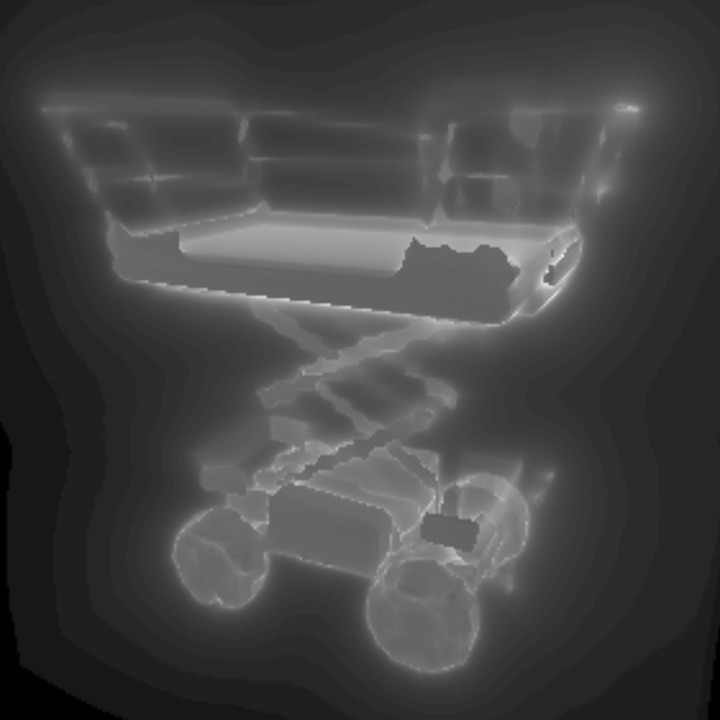 距离场分辨率：| 1 