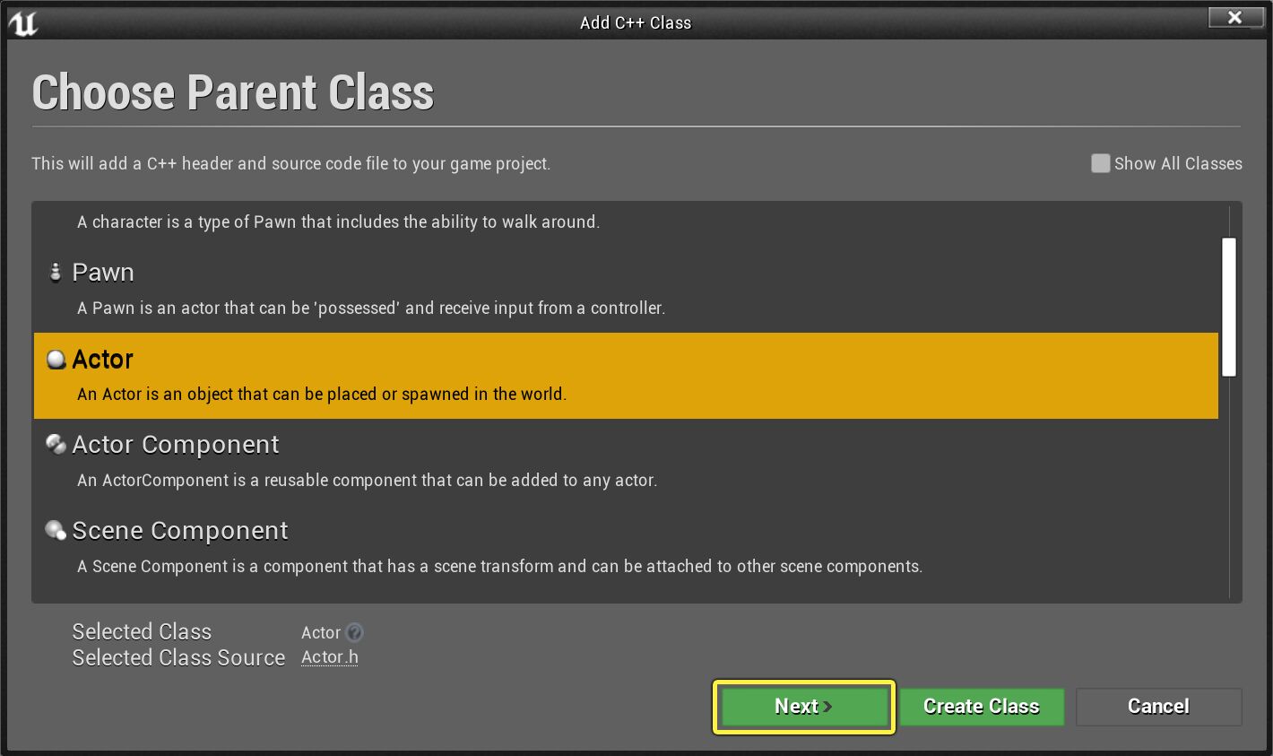 [Choose Parent Class