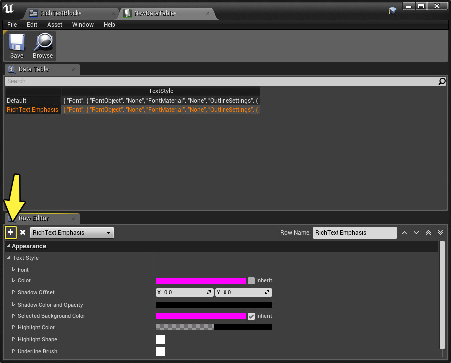 CreateDataTableAsset_AddStyleRows.png