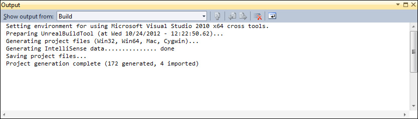 Project Generator Output