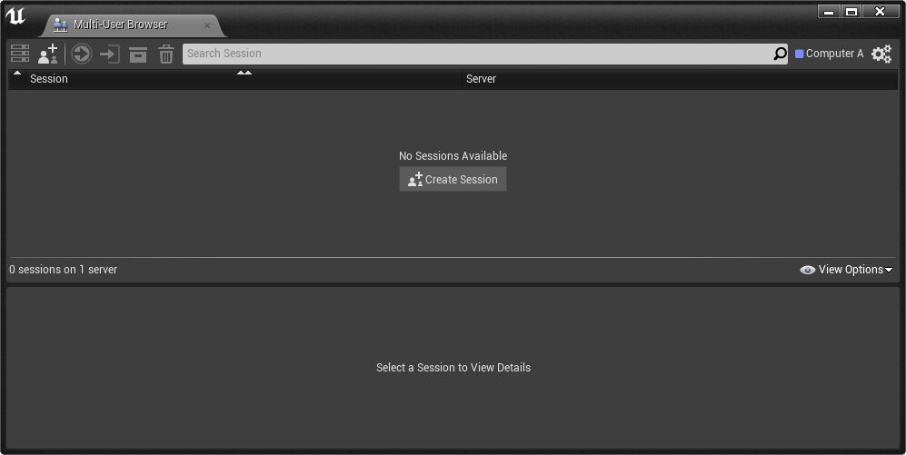 "多用户浏览器（Multi-User Browser）"面板