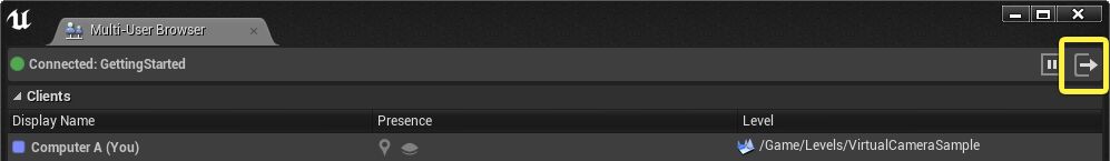 从多用户浏览器中退出当前会话