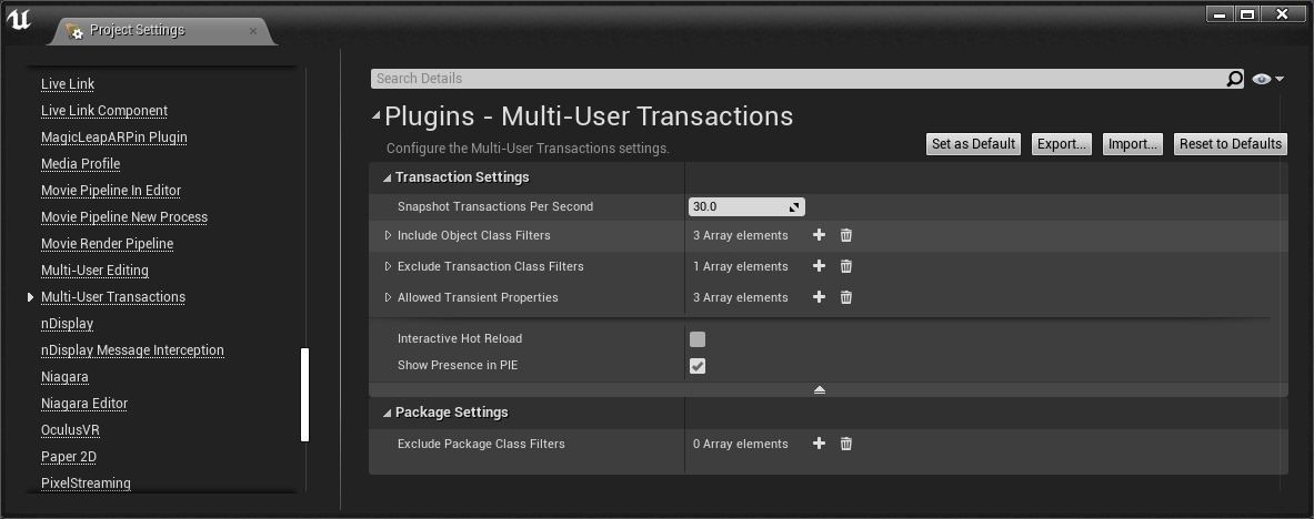 多用户编辑事务设置