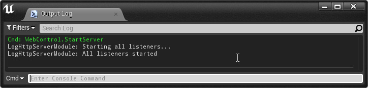 网页远程控制服务器已启动