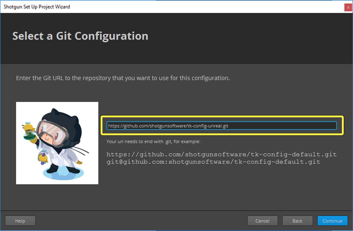 Shotgun配置Git URL