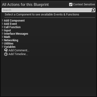 Blueprint Context Menu