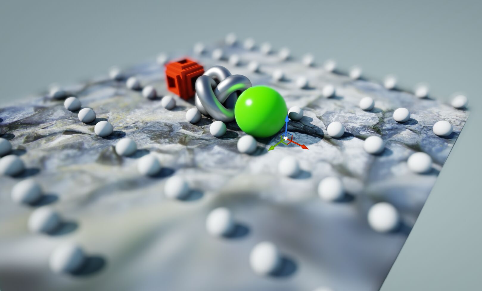 混合常规纹理与模糊纹理