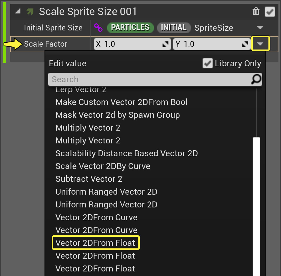 添加来自浮点的Vector2D