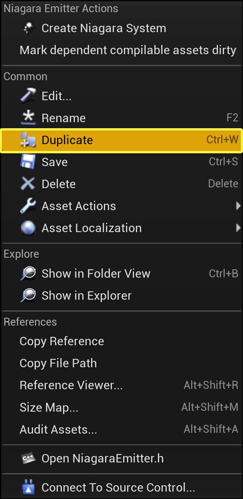复制FX_Smoke发射器