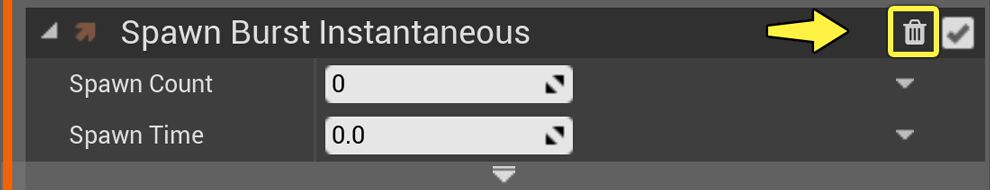 移除Sprite瞬时喷发