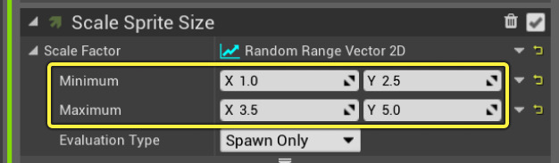 设置缩放因子最大值和最小值