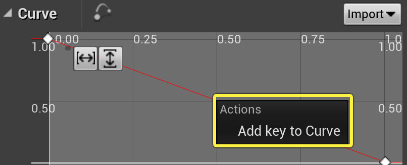 设置缩放透明度键