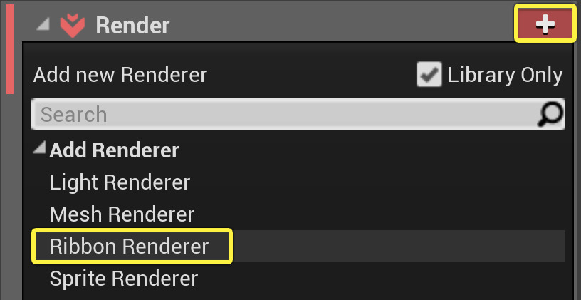 Add Ribbon Renderer