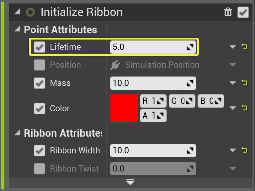 Set Ribbon Lifetime