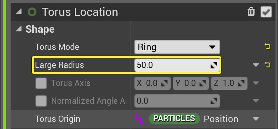 Set Large Radius