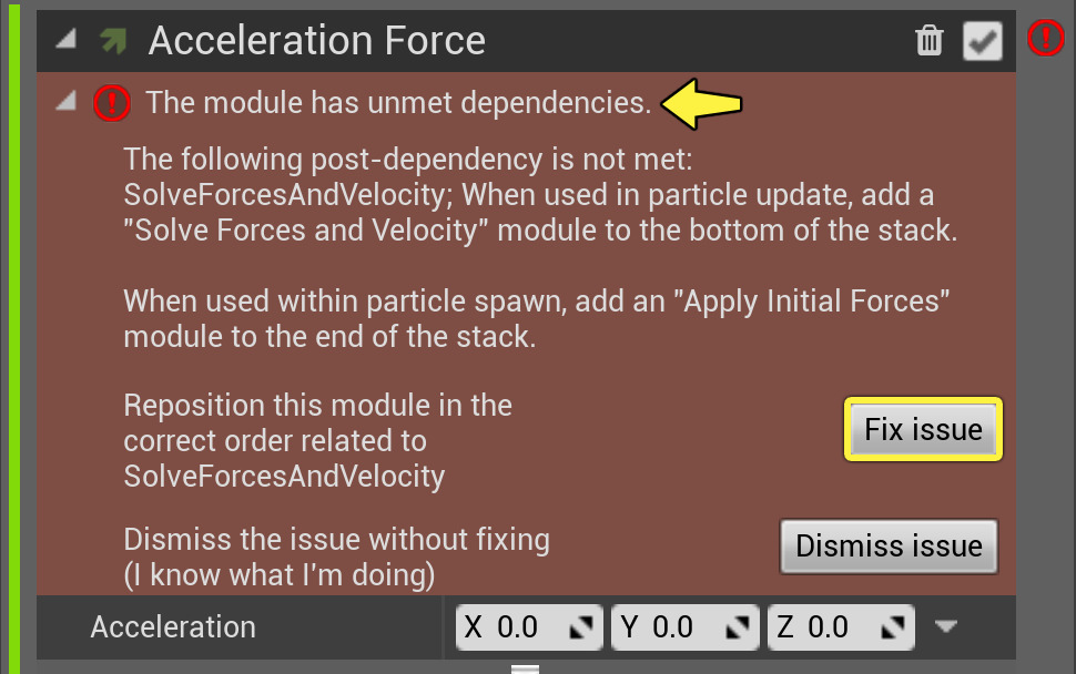 Resolve Position Error