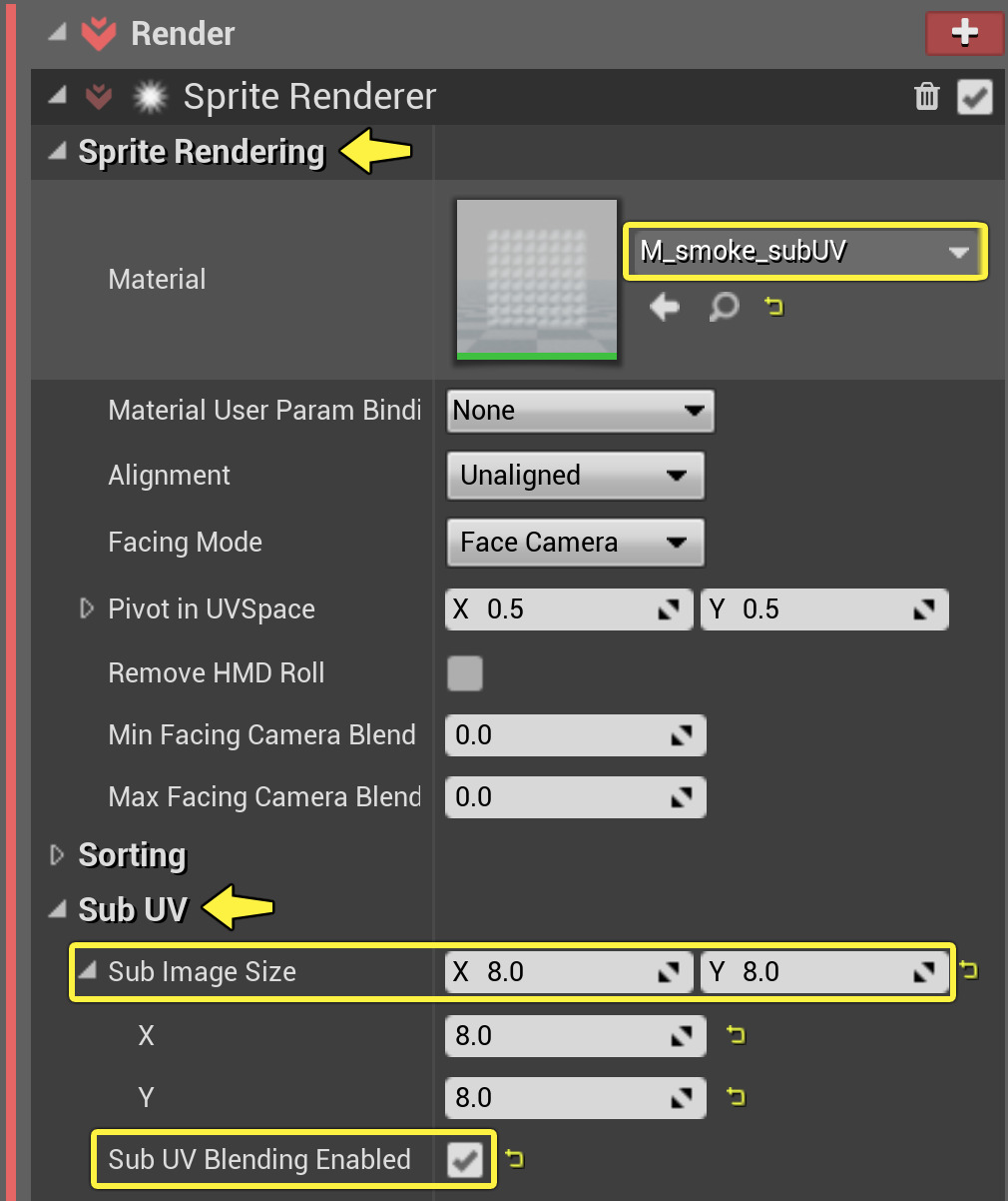 Change Renderer Settings